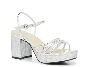 Сандалии Carmen Platform Sandal Mix No. 6, серебряный/металлик