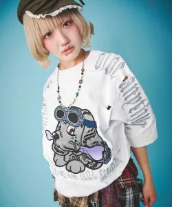 Футболка GALFY Dark Anti-War Tee SS (мужская) Select Brands, цвет White