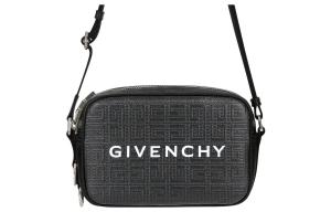 Givenchy Сумка через плечо G Essentials Coated Canvas Camera Bag, мужская черная
