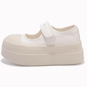 SNXR Туфли Мэри Джейн на платформе, женские, бежевые