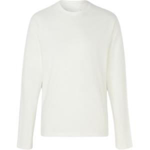 JIL SANDER Футболка мужская белая с круглым вырезом, прямой крой