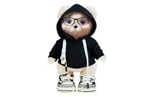 X XVESSEL Collaboration, ручная работа плюшевая кукла Lina Bear высотой 40 см TeddyTales, желтый