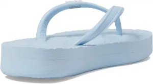 Сандалии-шлепанцы Roxy girls Rg Viva Stamp, светло-голубой