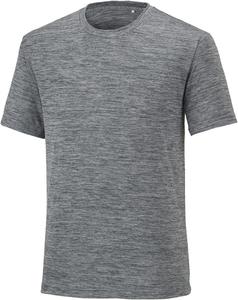 Футболка с коротким рукавом, Navi Dry, U-образный вырез, влагоотводящая, быстросохнущая, нижнее белье, ограниченная серия Amazon Mizuno, светло-серый