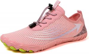 Женские походные ботинки: легкие, здоровые и нескользящие, обувь для ходьбы, модные, для плавания, пляжа, бассейна, серфинга, йоги, дышащие, быстросохнущие, для водных видов спорта, обувь для ходьбы, обувь для заземления Toumov, розовый