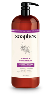 Кондиционер для придания объема с биотином и суперфруктами Soapbox, 33.8 oz