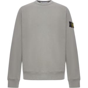 Свитшот с нашивкой-логотипом STONE ISLAND, серый