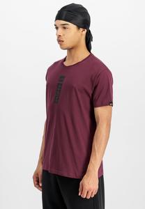 Футболка Alpha Industries PP T, Dark Cherry/Dark Red