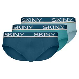 Трусы Skiny 3er Pack, цвет Blau/Türkis/Hellblau