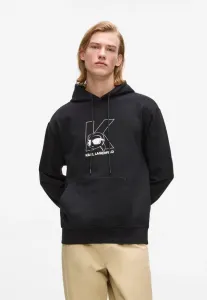 Худи ikon kinitial Karl Lagerfeld, Black