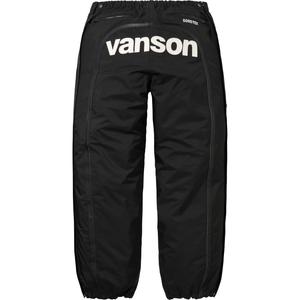 Брюки casual unisex x vanson leathers co branded fw25 gore tex Supreme, черный