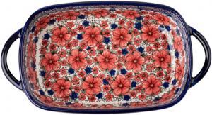 Форма для выпечки ZHONNA керамическая прямоугольная, мультиколор