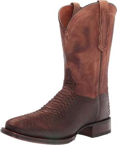 Мужские повседневные ботинки Dan Post Winslow с вышивкой и квадратным носком, средней высоты, синие, коричневые