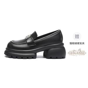 Лоферы женские Zhr, черный