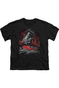 Футболка с коротким рукавом для детей "Супермен: Человек из стали" Gildan, черный