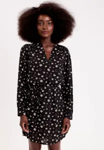 Дневное платье kurzes gerades mit vausschnitt Cache Cache, Noir