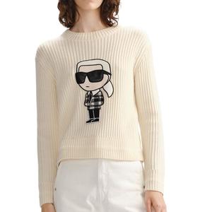 Свитер KARL LAGERFELD FW23 женский KARL LAGERFELD / Karl Lagerfeld Jeans, бежевый