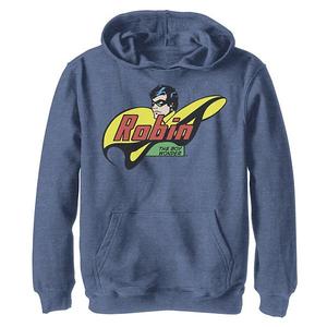 Детская толстовка с капюшоном из флиса с принтом dc comics robin the boy wonder Licensed Character