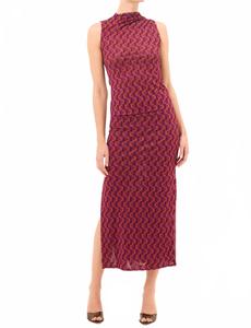 Юбка миди Aisha из сетки Geo Sixty Misa Los Angeles, Geo Sixty Mesh