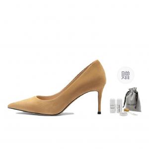 Женские туфли на тонком каблуке Urban75 7,5 см Nine West, camel[free care kit]