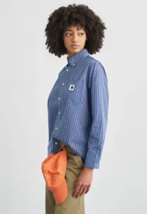 Рубашка грофф, блузка на пуговицах Carhartt Wip, Blue