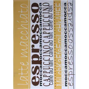 Полотенце кухонное лепное «Мокко», (набор, 3 шт.) Stuco, цвет weiß/braun/natur