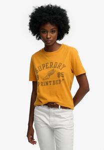 Superdry & Co Футболка в цвете Yellow Gold