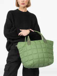 Стеганая сумка-тоут с верхними ручками VeeCollective, зеленый