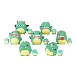 Manbo Chaowan Загадочная коробка с милыми маленькими драконами зеленые украшения одиночная загадочная коробка/полный набор 6 шт