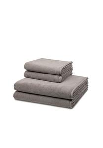 Набор полотенец Ross Sensual Skin, 4 штуки, 100x50/140x75 см, коричневый