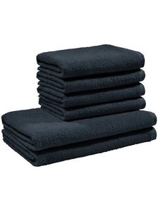 Redbest  Махровая ткань, легкий махровый комплект, 6 предметов, Oceanside, черный
