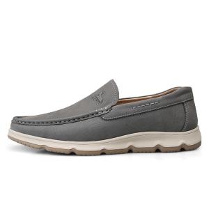 Абразивоустойчивые противоскользящие повседневные туфли мужские BECK, серый