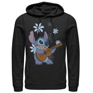 Мужская толстовка с рисунком Disney Lilo & Stitch Flowers Background Licensed Character