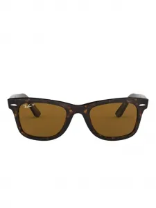 Солнцезащитные очки-вайфареры с эффектом черепахового панциря Ray-Ban, коричневый
