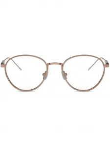 Очки в круглой оправе Brunello Cucinelli, розовый