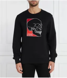 Толстовка regular fit Alexander Mcqueen, черный