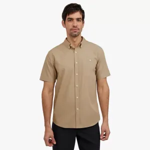 Мужская рубашка с коротким рукавом на пуговицах Quiksilver, цвет twill