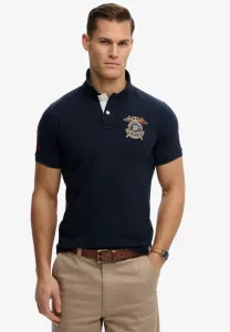 Рубашка-Поло с гербом Superdry & Co, Darkest Navy