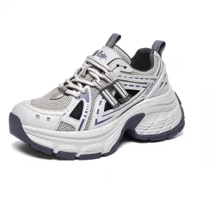 Lee Cooper Низкие массивные кроссовки женские серо-голубые, цвет Gray Blue