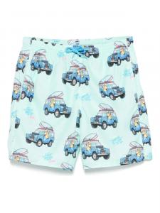 Плавки-шорты X Crypto Puppets Jean Lighting MC2 Saint Barth Kids, синий