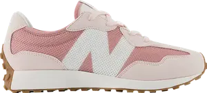 Кроссовки 327 Big Kid Wide 'Pink Moon', розовый