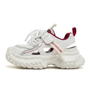 Дышащие, легкие, амортизирующие, износостойкие, нескользящие детские сандалии HOBIBEAR, серебряный