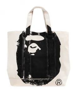 Сумка для покупок A Bathing Ape, бежевый