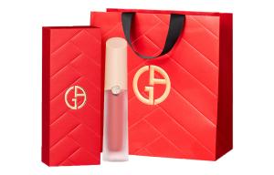 GIORGIO ARMANI AMANI Nude Pink Valentine's Day Limited Edition красный тюбик водянистый блеск для губ сатин легко растушевывается увлажняющий осветляющий 4мл