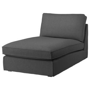 Шезлонг KIVIK IKEA, цвет tallmyra medium grey