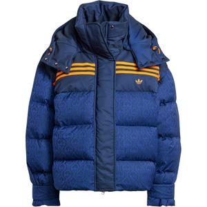 Adidas Originals Куртка с наполнителем из пуха в стиле 70-х для женщин, цвет темный индиго