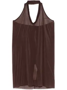 Топ Halter T Rick Owens, коричневый