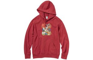 Толстовка унисекс красная Uniqlo, красный