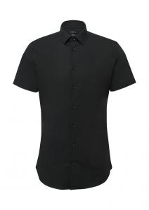 Рубашка на пуговицах классического кроя s.Oliver BLACK LABEL, Black Denim