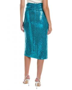 Юбка-парео с пайетками Michael Kors Collection, синий